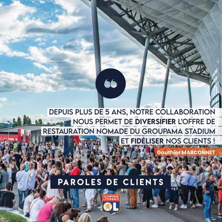 Olympique Lyonnais - Parole de Clients - Nomad Kitchens