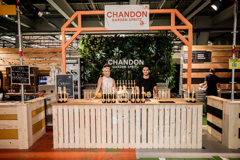 lyon street food festival stand Chandon et Moët